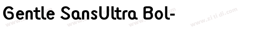Gentle SansUltra Bol字体转换 Gentle SansUltra Bol字体转换